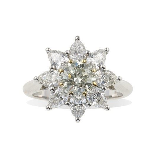 Anello Con Diamante Fancy Light Yellow Di Ct Caratteristiche