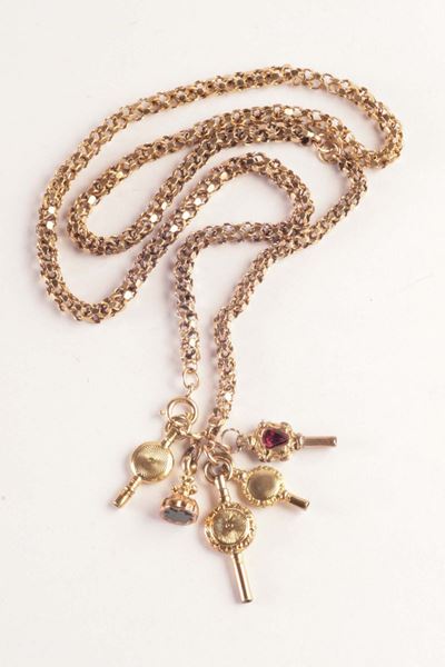 Catena da Orologio con Chiavi