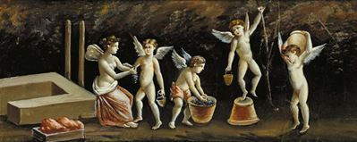 Scuola del XIX Secoloallegorie di Putti