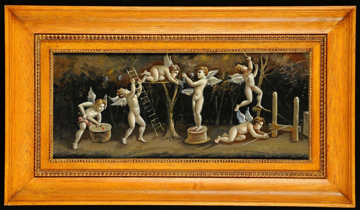 Scuola del XIX Secoloallegorie di Putti