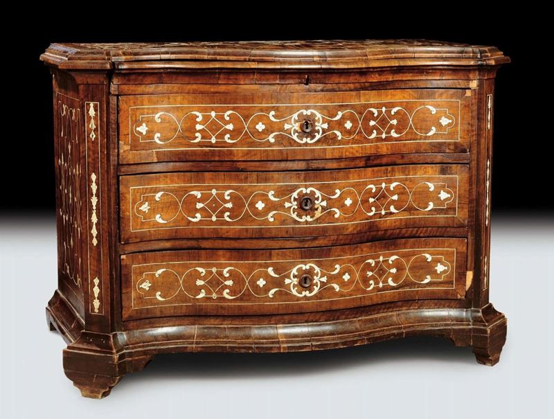 Canterano Luigi XIV, Veneto, prima metˆ XVIII secolo  - Auction Antiquariato, Argenti e Dipinti Antichi - Cambi Casa d'Aste