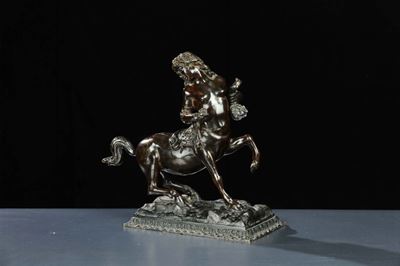 Scultura in Bronzo Brunito Raffigurante Centauro, XIX Secolo