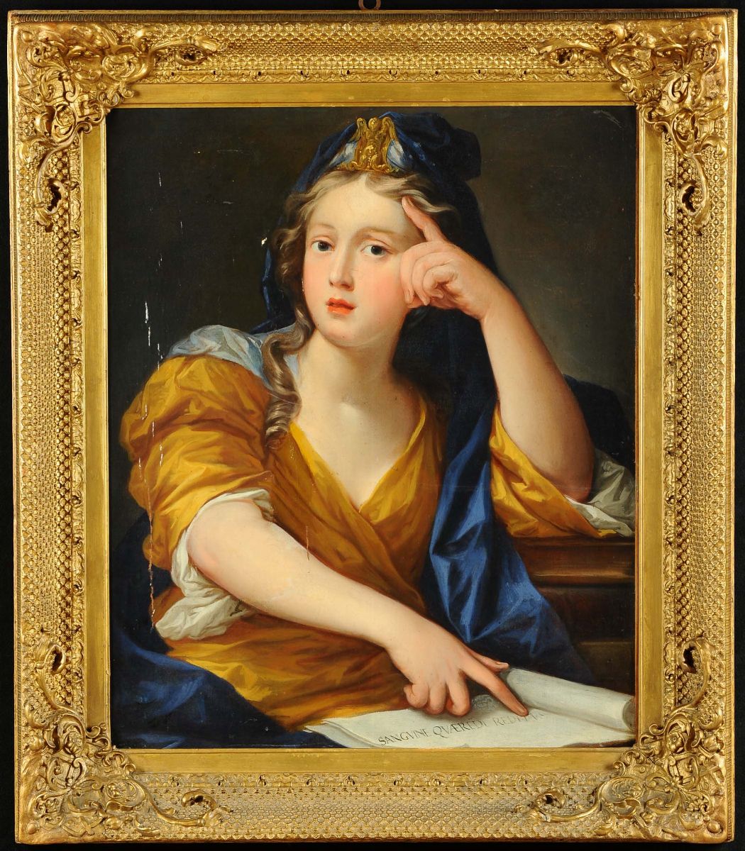 Scuola del XVIII Secolofigura Femminile con Libro