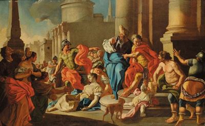 Francesco De Mura (1696-1792)morte di Virginia