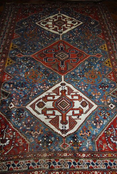 Tappeto Sud Persia Afshari , Fine XIX Inizio XX Secolo