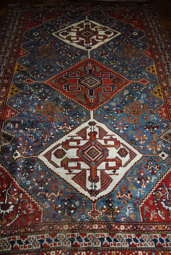Tappeto Sud Persia Afshari , fine XIX inizio XX secolo