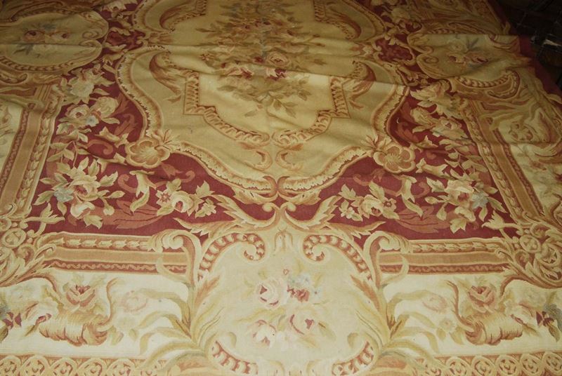 Tappeto Aubusson, XX secolo  - Auction Ancient Carpets - Cambi Casa d'Aste