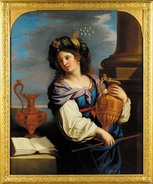 Guercino (1591-1666), bottega di Figura di Sibilla
