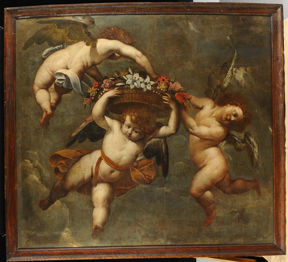 Scuola Lombarda del XVI Secolonatura Morta con Putti