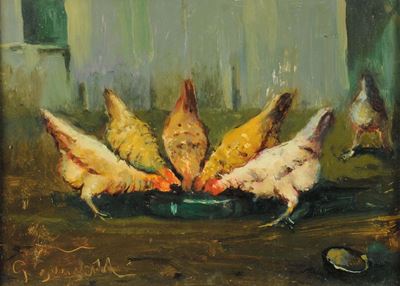 Giovanni Guarlotti (1869-1954)galline