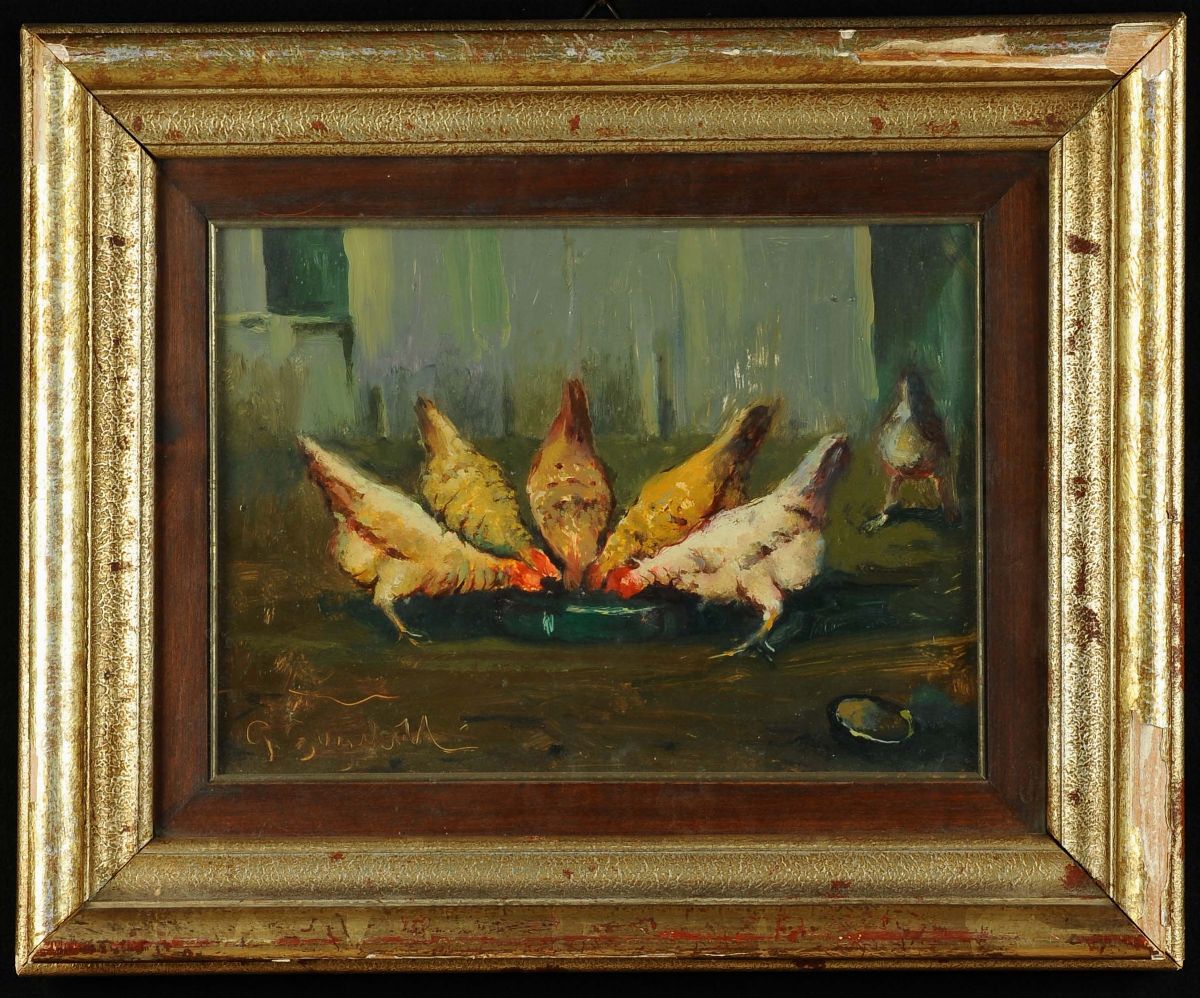 Giovanni Guarlotti (1869-1954)galline