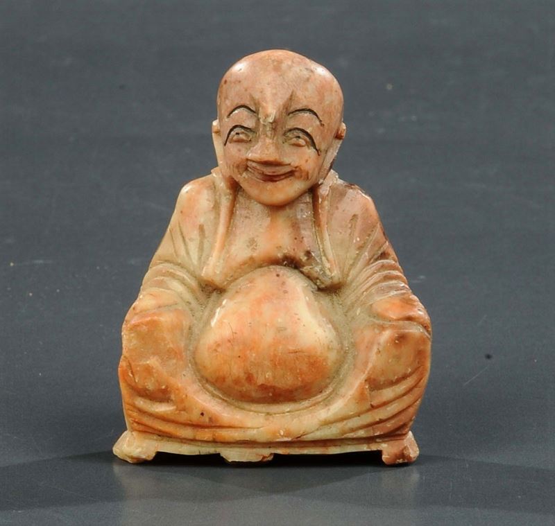 Buddha in pietra dura  - Auction Oriental Art - Cambi Casa d'Aste