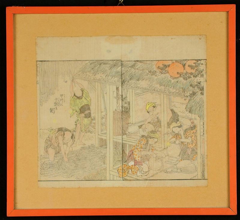 Katsushika (1760-1849)  - Asta Arte Orientale - Cambi Casa d'Aste