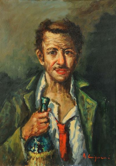Roberto Carignani (1894-1975)ritratto Maschileritratto di Anziano