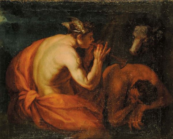 Giovan Battista Langetti (1635-1676), attribuito a Argo e Pan