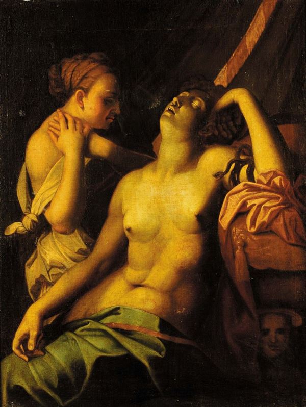 Jaques Bellange (1575-1616), cerchia di Cleopatra e unÕancella