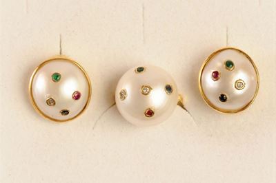 Parure Composta da Anello ed Orecchini