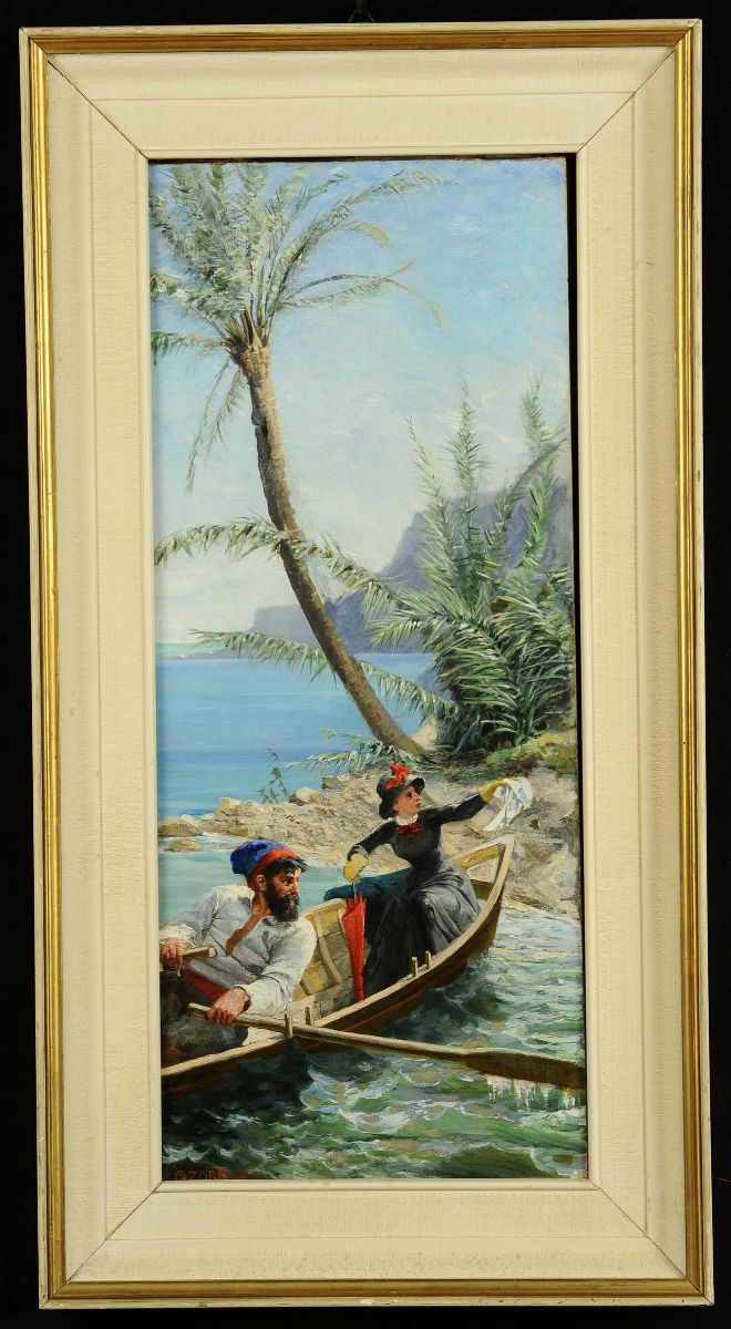 Gustav Zorn (1845-1893)bordighera, 1882
