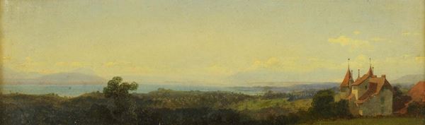 Angelo Beccaria (1820-1897) Paesaggio