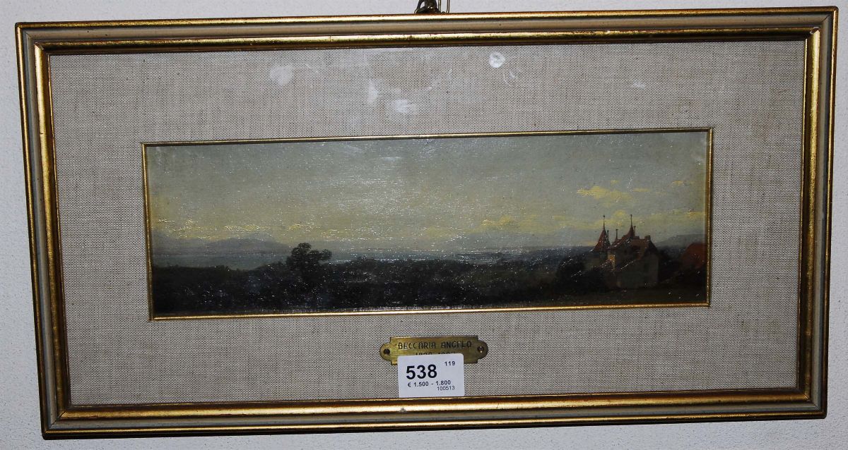 Angelo Beccaria (1820-1897)paesaggio