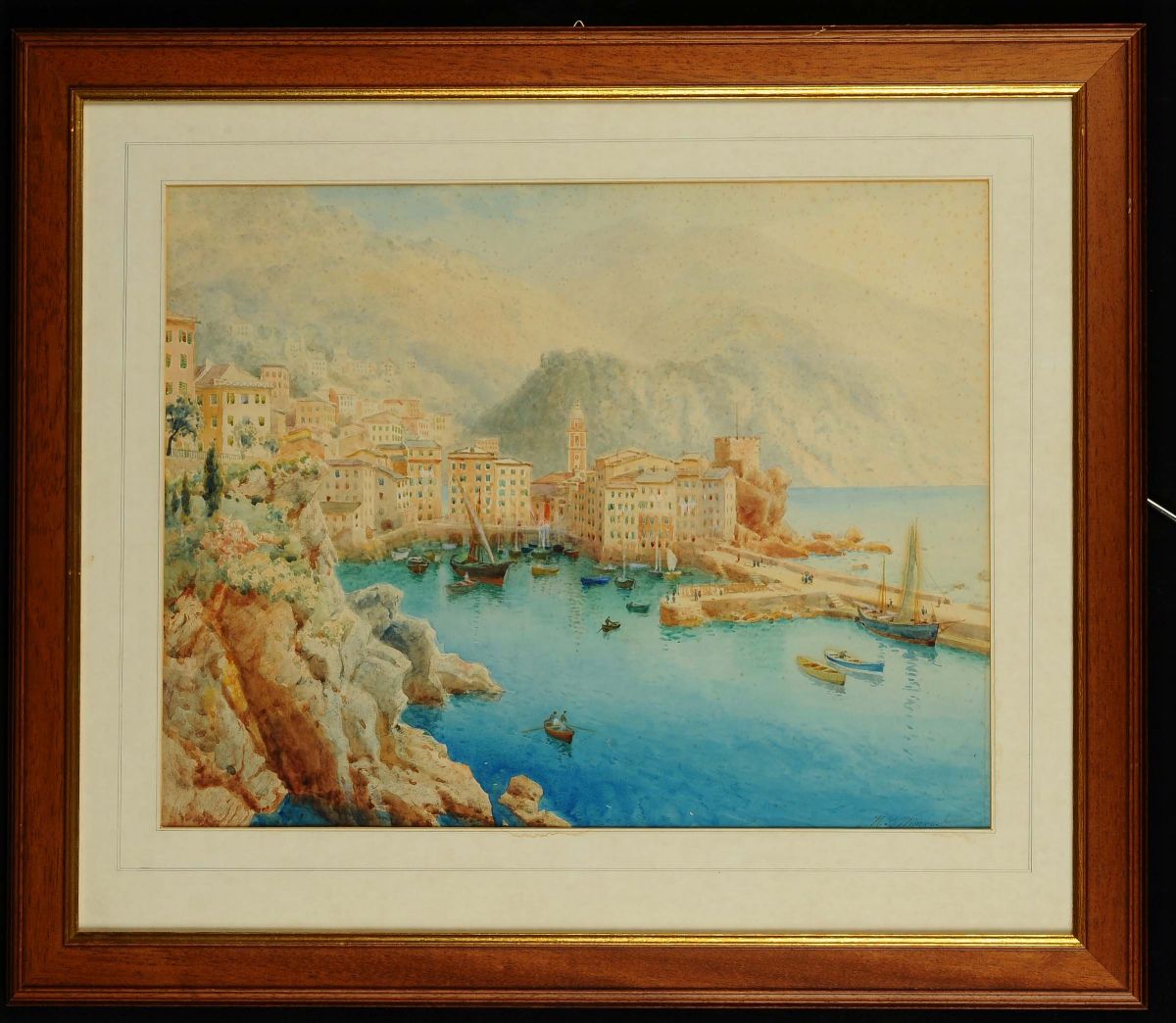 Henry Bowser Winbush (1861-1943)il Porto di Camogli