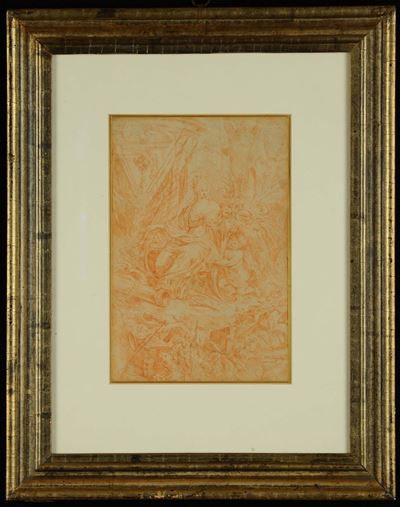 Disegno a Sanguigna Raffigurante Scena Allegorica, Francia