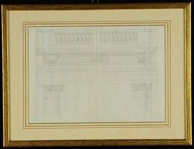 Disegno Raffigurante Croce Astile e Battacchio