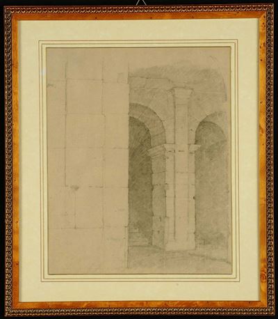 Disegno Raffigurante Architetture (arco del Colosseo)