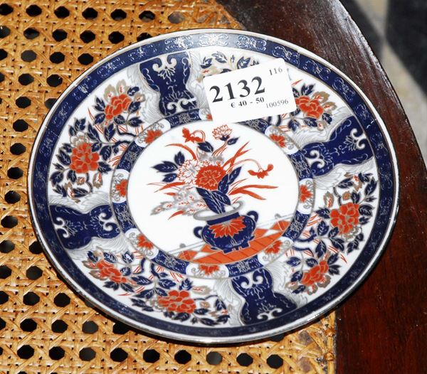 Piattino in ceramica, Cina XX secolo
