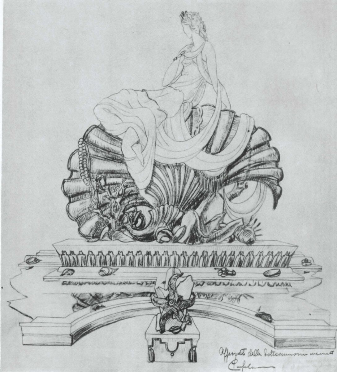 Gio Ponti - Richard Ginori - Docciatrionfo da Tavola
