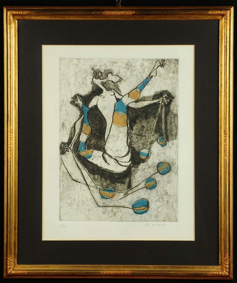 Luciano Minguzzi Figura femminile  - Asta Antiquariato, Argenti e Dipinti Antichi - Cambi Casa d'Aste