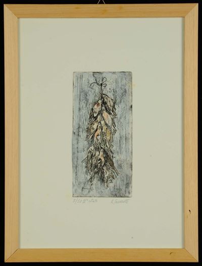 Oscar Saccorotti (1898-1986)undici Uccelletti Appesi N° 1, 1979