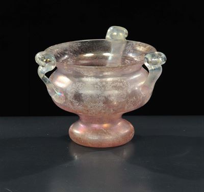 Vasetto in Vetro Incolore di Murano