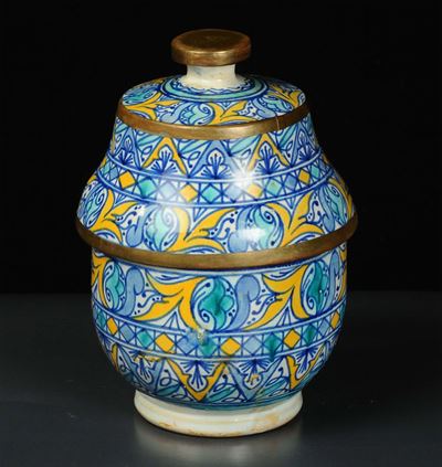 Vaso con Coperchio, Persia Fine XIX Secolo