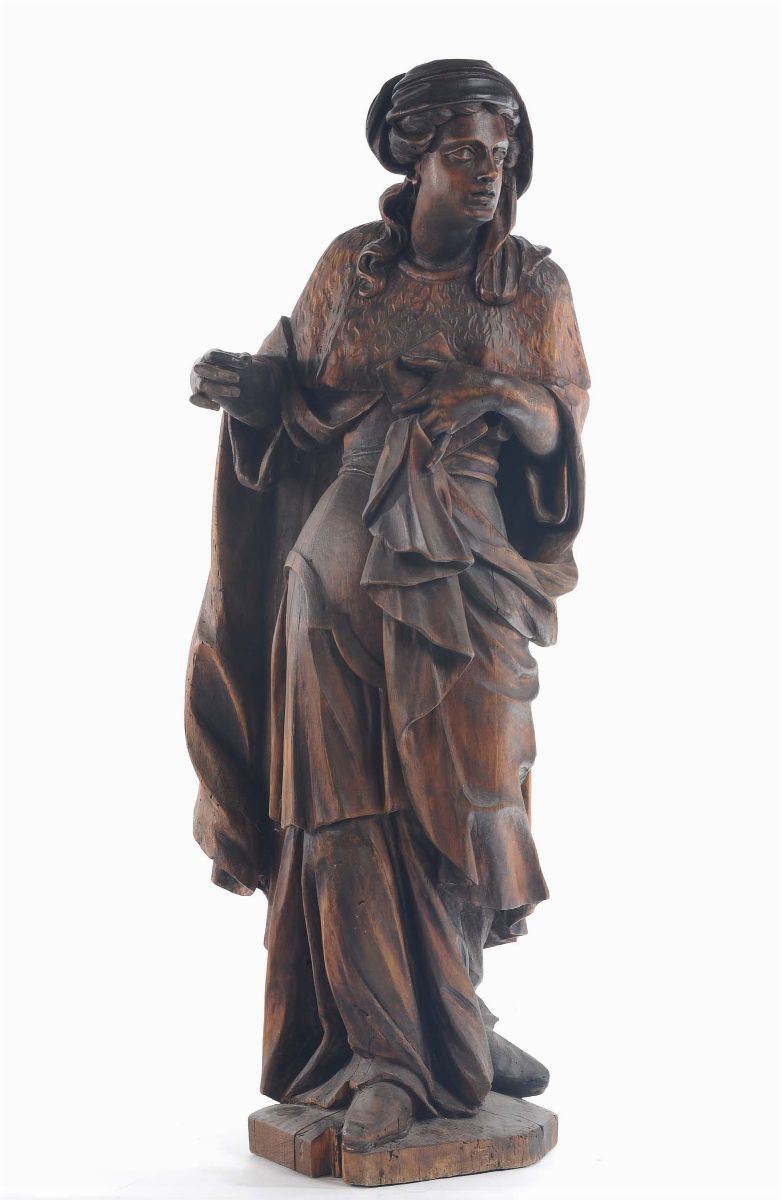 Anonimo del XIX secolo Donna con libro  - Asta Antiquariato, Argenti e Dipinti Antichi - Cambi Casa d'Aste