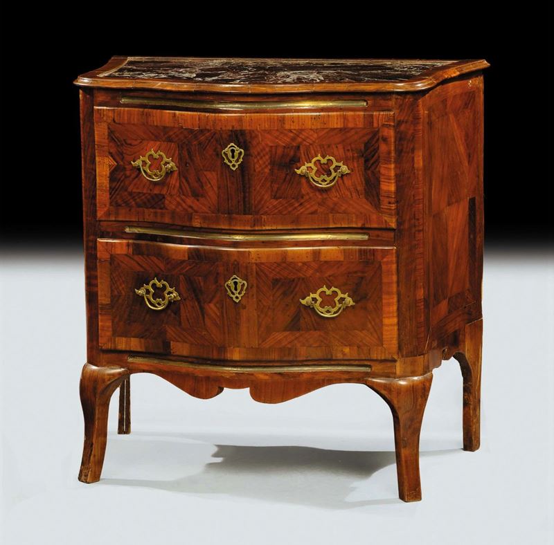 Comoncino Luigi XV lastronato, Napoli XVIII secolo  - Auction Antique and Old Masters - Cambi Casa d'Aste