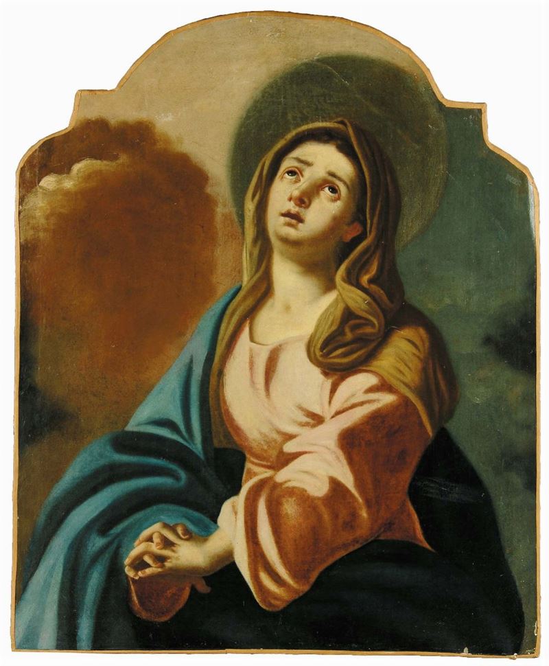 Scuola del XVIII secolo Madonna addolorata  - Asta Antiquariato, Argenti e Dipinti Antichi - Cambi Casa d'Aste