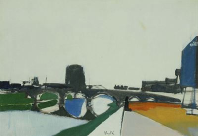 Antonio Vangelli (1917-2004)paesaggio Ferroviario, 1953