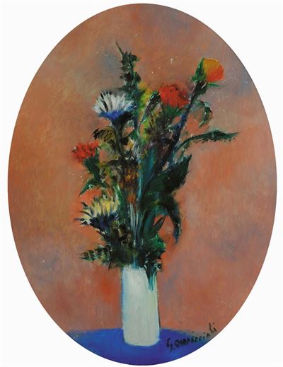 Giovanni Omiccioli (1901-1975)vaso di Fiori, 1940