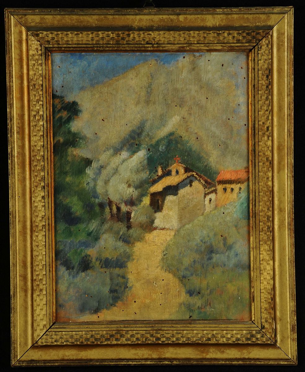 Anonimo del XX Secolopaesaggio Montano