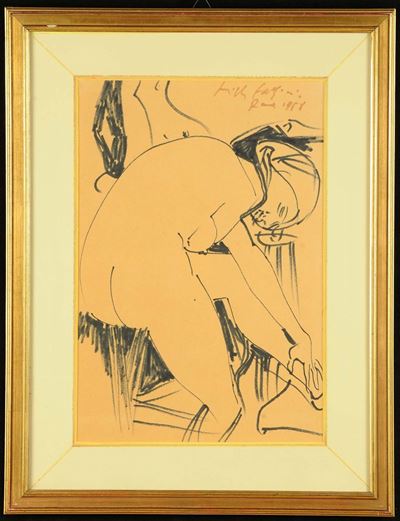 Pericle Fazzini (1913-1987)nudo Femminile