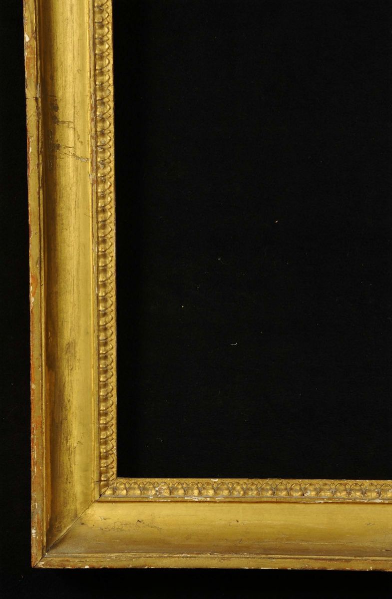 Cornice Impero in Legno Dorato, XIX Secolo