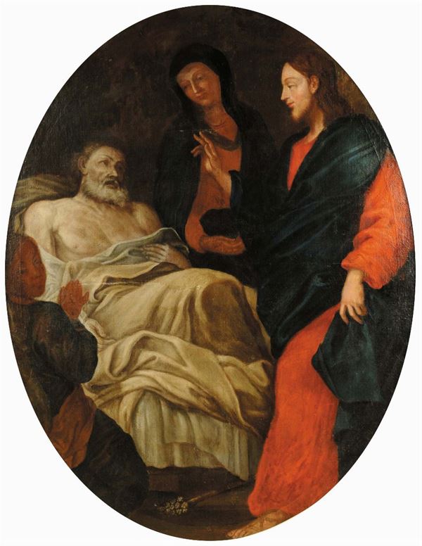 Scuola del XVII secolo Sposalizio della VergineMorte di San Giuseppe