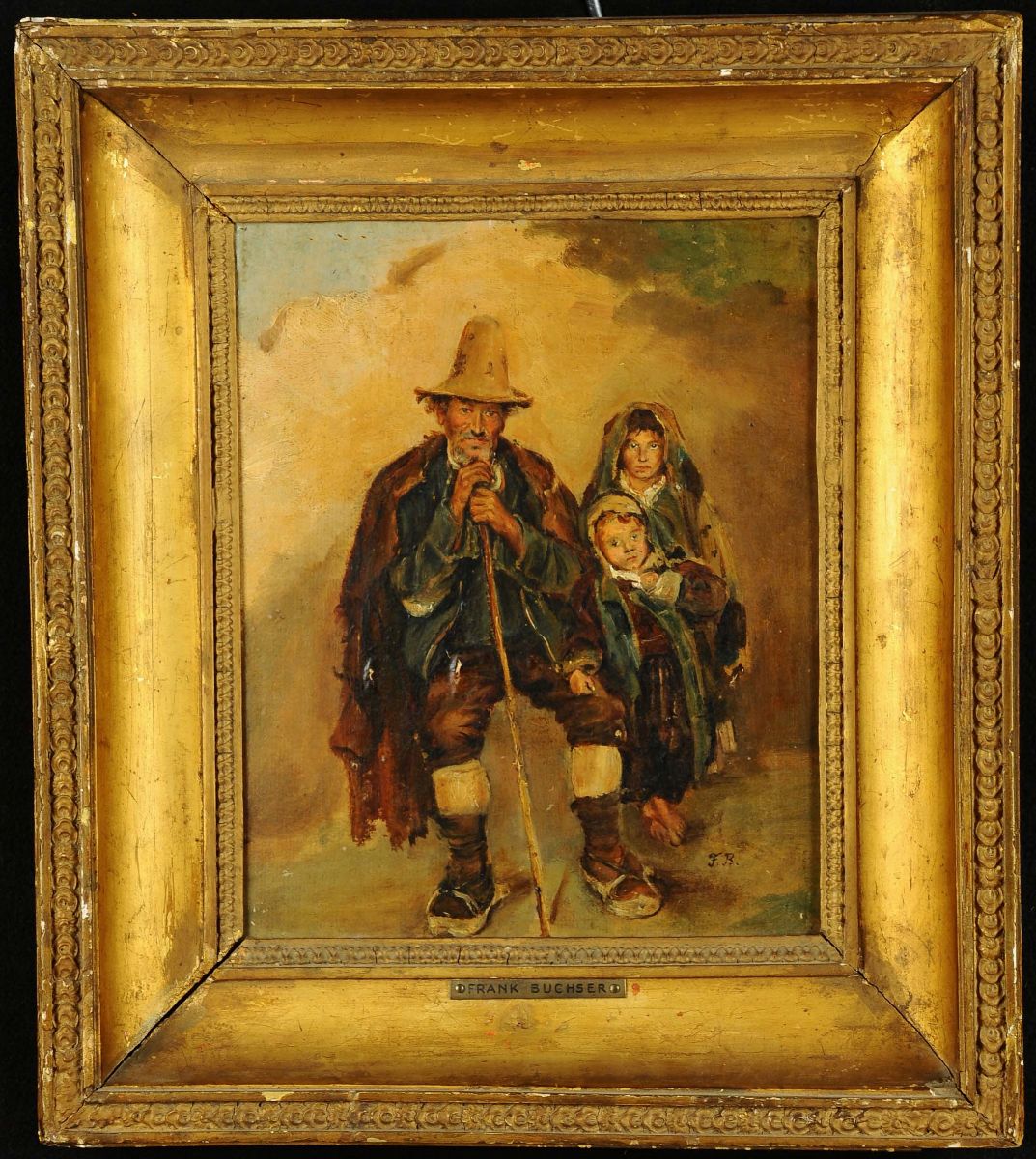 Frank Buchser (1828-1890), Attribuito Aritratto di Famiglia
