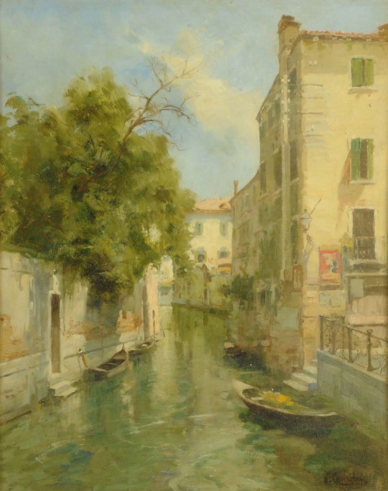 Autore dell'inizio XX secolo Veduta di Venezia  - Auction 19th and 20th century paintings - II - Cambi Casa d'Aste