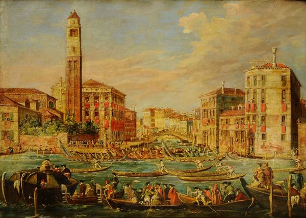 Anonimo del XIX secolo Veduta di Venezia