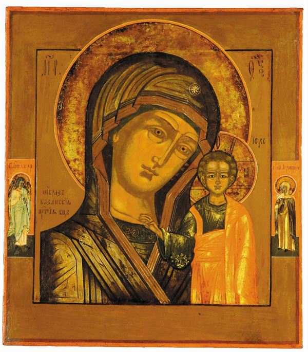 Icona raffigurante Madonna di Kazan, XVIII secolo