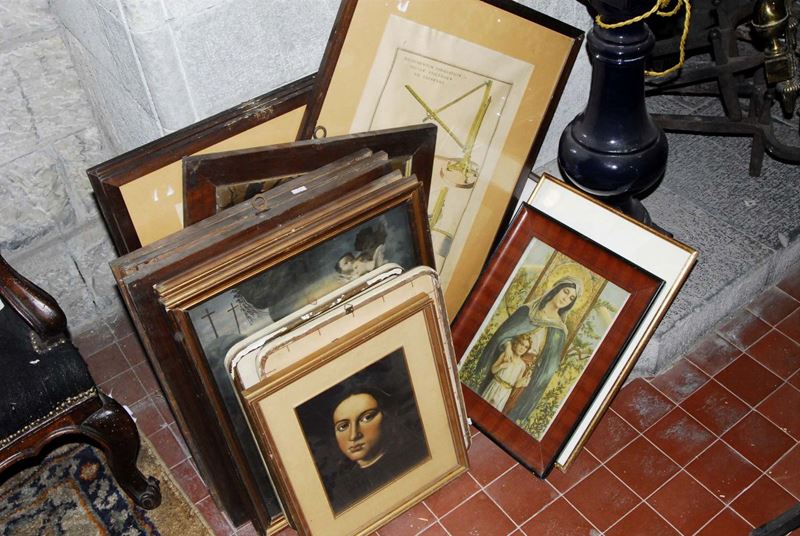 Lotto di numerose stampe  - Auction Antiquariato, Argenti e Dipinti Antichi - Cambi Casa d'Aste