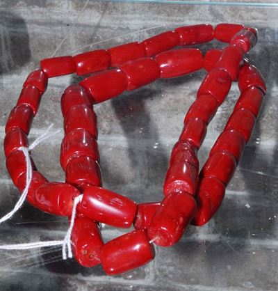 Collana in Corallo Bambù (conchiglia Tinta)