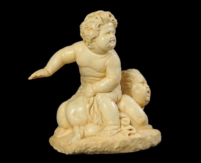 Scuola Fiamminga del XVII secolo La sculacciata  - Asta Antiquariato, Argenti e Dipinti Antichi - Cambi Casa d'Aste